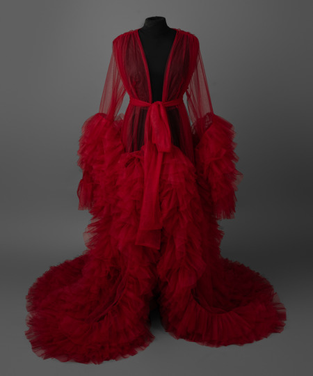 Luxe tule kamerjas - rood